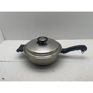 Pro Health Ultra Stainless Steel 8” Waterless Cookware Saucepan with Lid & Therm